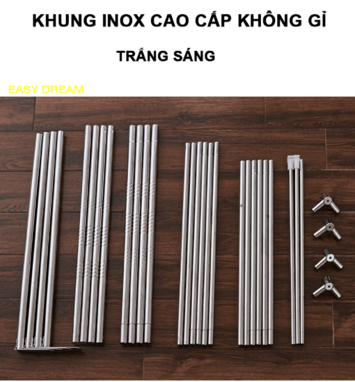 Mua Màn khung (mùng) không phải khoan tường - MÀN KHUNG CAO CẤP - Hình ảnh 9