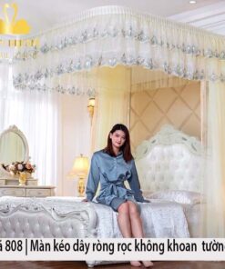Mùng khung ròng rọc không khoan tường cao cấpEASY DREAM