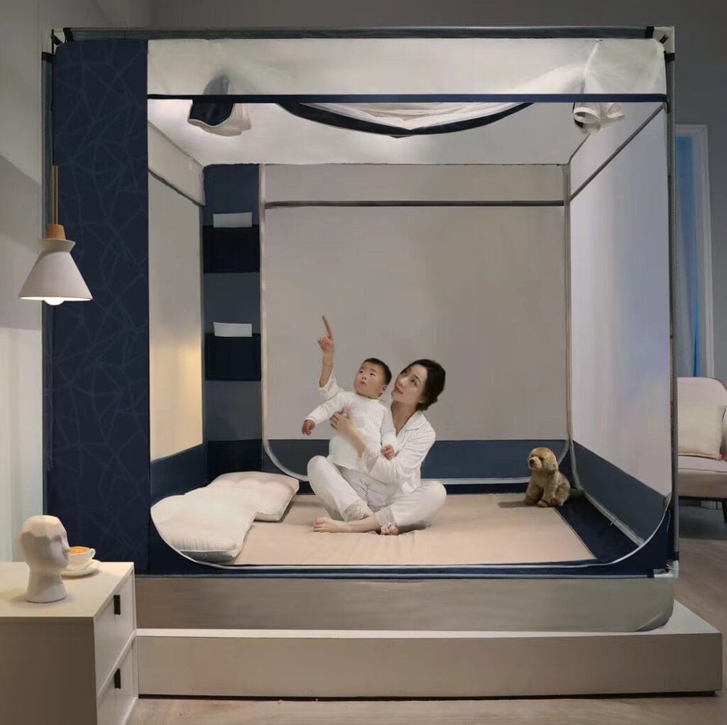 MÀN KHUNG VUÔNG MẪU MỚI CHỐNG MUỖI BÉ NGÃ EASY DREAM 2