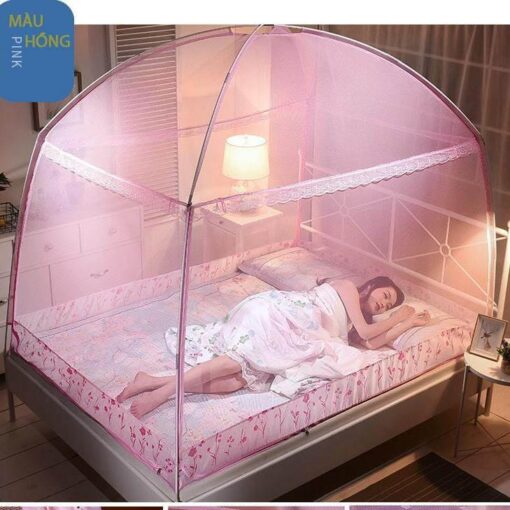 Màn chụp gọng nối mẫu mới đẹp nhất 2023 - Màn chụp cao cấp thông minh chống muỗi công chúa - Hình ảnh 8