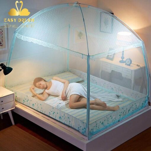 Màn chụp gọng nối mẫu mới đẹp nhất 2023 - Màn chụp cao cấp thông minh chống muỗi công chúa - Hình ảnh 4