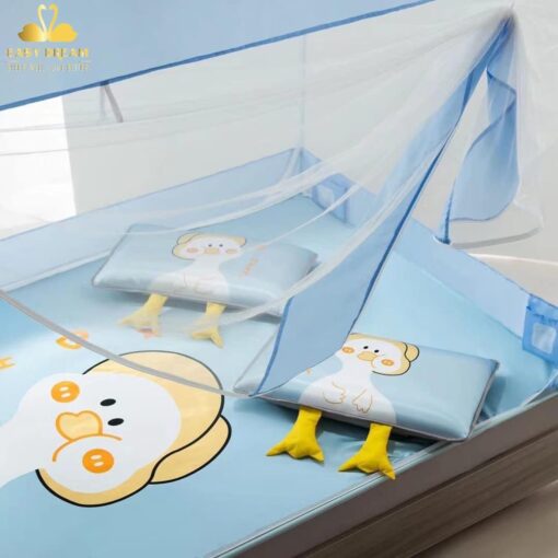Màn khung không khoan tường nằm nệm - trên giường dưới sàn đều được cao cấp EASY DREAM -màn chống muỗi cho bé -mùng ngủ - Hình ảnh 6