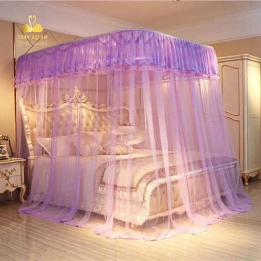 Mùng khung công chúa không khoan tường - Màn khung cao cấp EASY DREAM chống muỗi - Hình ảnh 3