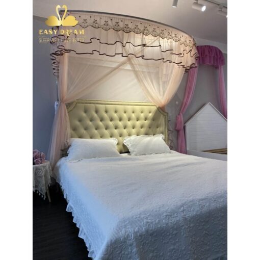 Màn khung thu gọn không khoan tường - mẫu mới - mùng ngủ cao cấp EASY DREAM - Hình ảnh 6