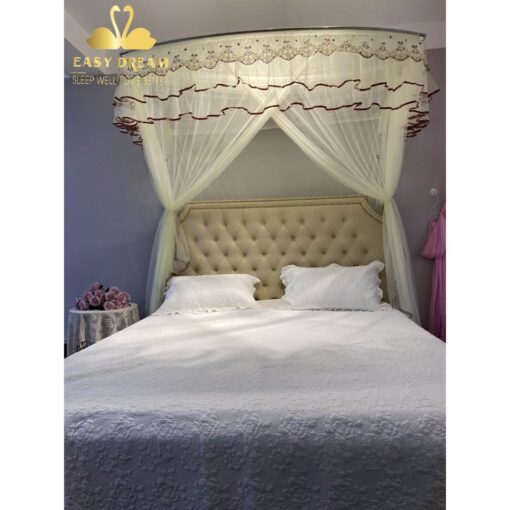 Màn khung thu gọn không khoan tường - mẫu mới - mùng ngủ cao cấp EASY DREAM - Hình ảnh 7