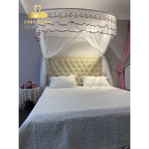 Màn khung thu gọn không khoan tường - mẫu mới - mùng ngủ cao cấp EASY DREAM - Hình ảnh 3