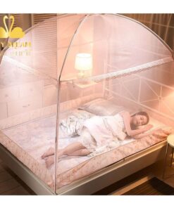 Màn chụp gọng nối mẫu mới đẹp nhất 2023 - Màn chụp cao cấp thông minh chống muỗi công chúa