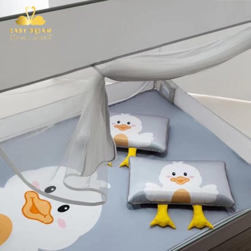 Màn khung không khoan tường nằm nệm - trên giường dưới sàn đều được cao cấp EASY DREAM -màn chống muỗi cho bé -mùng ngủ - Hình ảnh 3