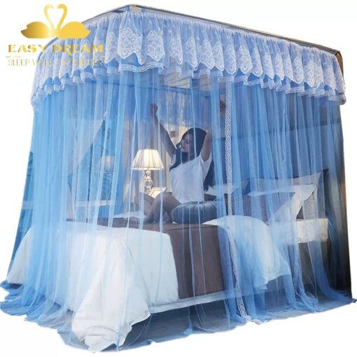 Màn khung thu gọn không khoan tường - mẫu mới - mùng ngủ cao cấp EASY DREAM - Hình ảnh 9