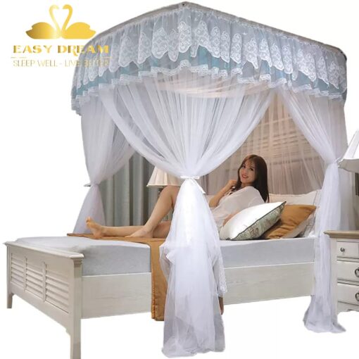 Màn khung thu gọn không khoan tường - mẫu mới - mùng ngủ cao cấp EASY DREAM - Hình ảnh 8