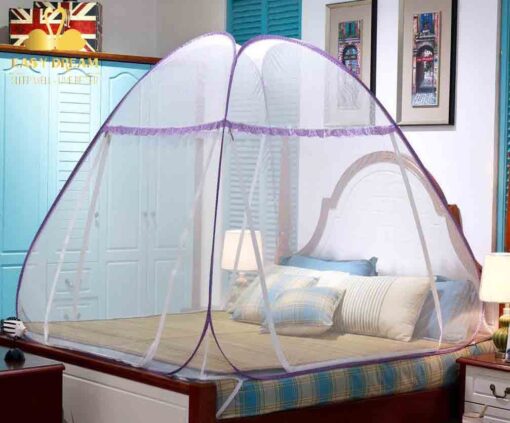 Mua Mùng Chụp Tự Bung Cao Cấp Siêu Dày - đủ kích thước 1m2  , 1m5 , 1m8 danh cho người lớn  EASY DREAM - Hình ảnh 4