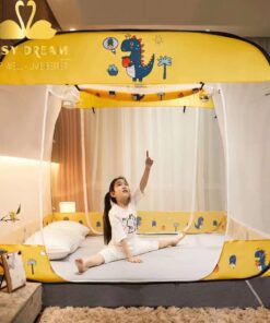 Màn chụp tự bung cao cấp EASY DREAM Dành cho người lớn 3 cửa cao 1m7 chống muỗi