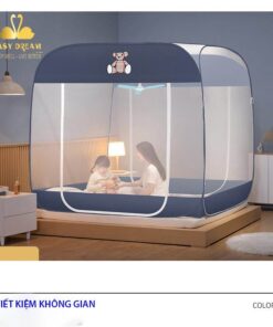 Mua Màn chụp, mùng chụp đỉnh vuông chân viền cao cấp Một Cửa, có thể gấp gọn, dễ dịch chuyển, mang đi hay cất giữ - Hàng chính hãng 1.8*2m